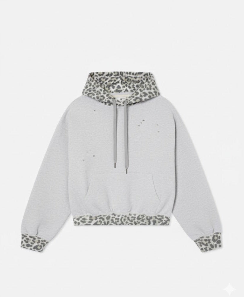 Leo Grey Melange Hoodie