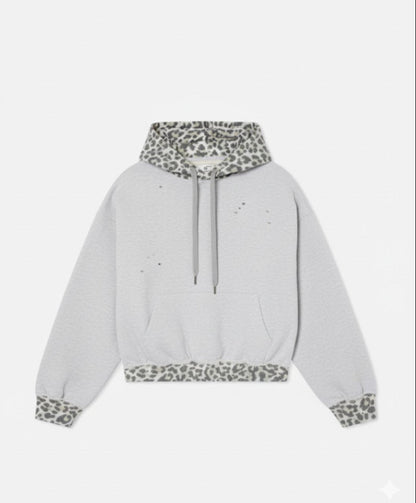 Leo Grey Melange Hoodie