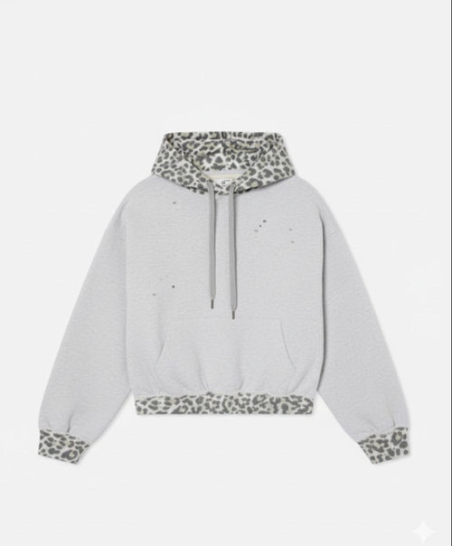 Leo Grey Melange Hoodie